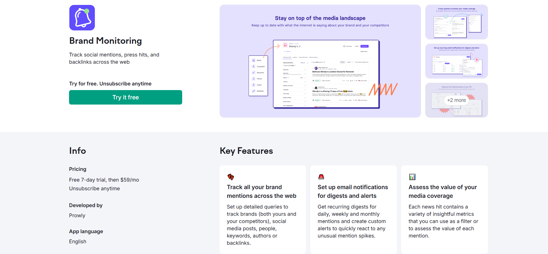 Brand Monitoring від Semrush